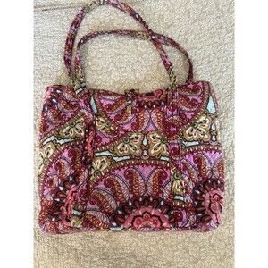 Vera Bradley Large Travel Tote Bag, Resort Medallion, Paisley Design